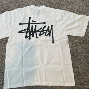 Stussy White Graphic T-Shirt